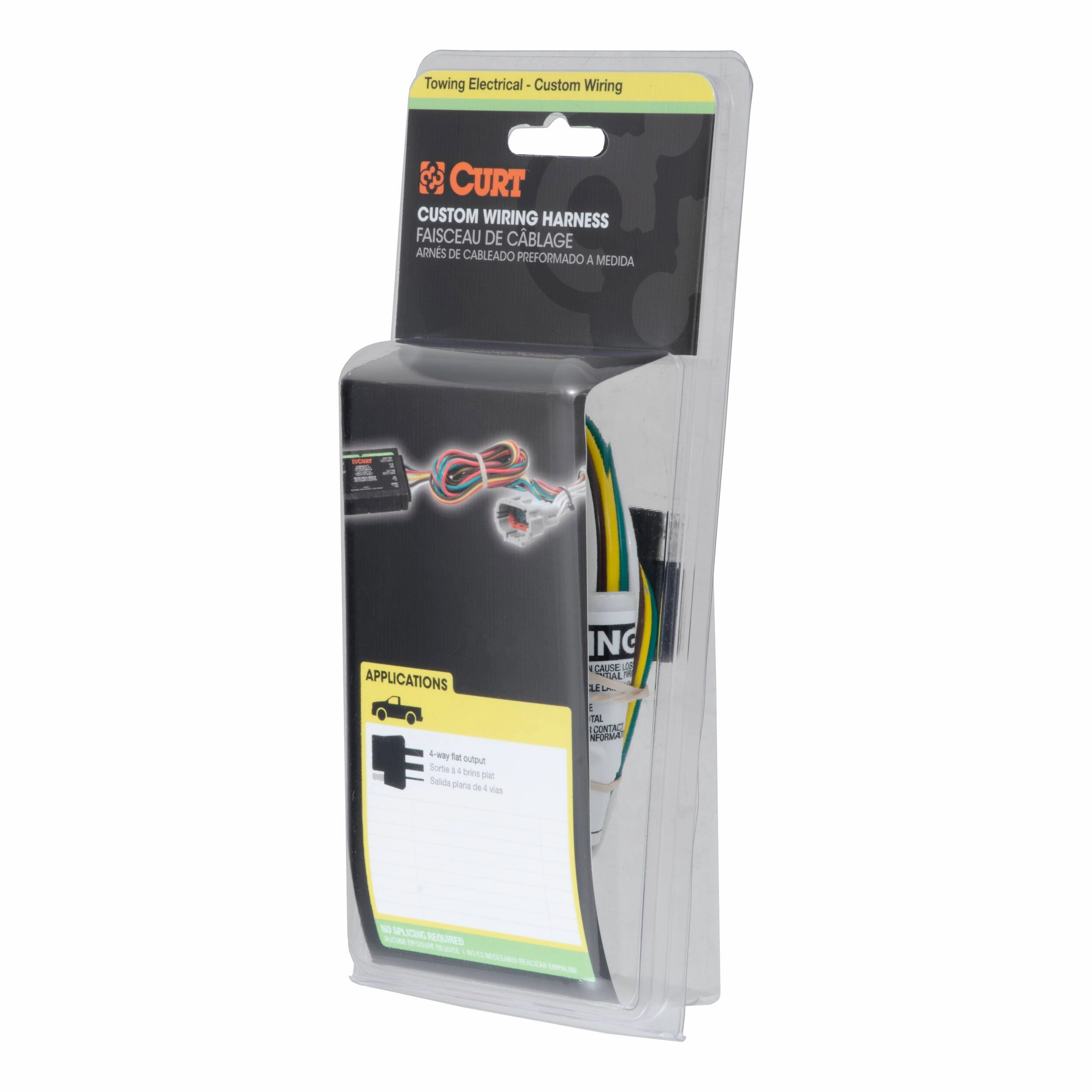 Custom Wiring, 4-Way Flat, Select Taurus, Sable Sedan