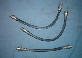 Ford Mustang Brake hose set 3 hoses Front & Rear 1965 1966 Made in USA