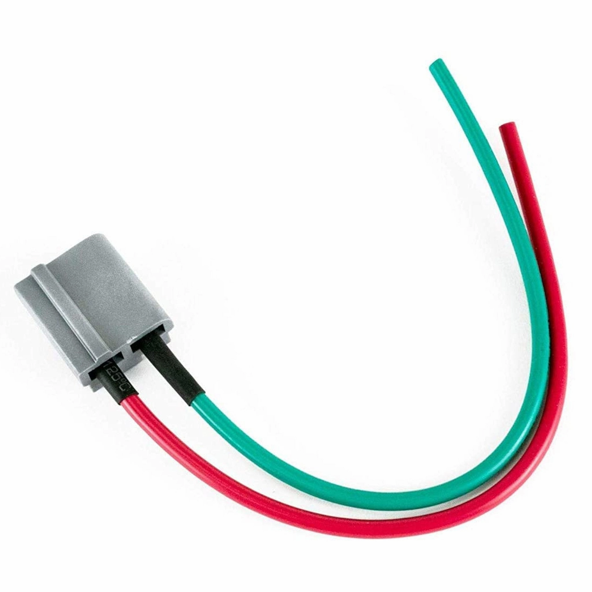 HEI Distributor w-Spark Plug Wires & HEI Pigtail Harness Complete Kit, Black Cap