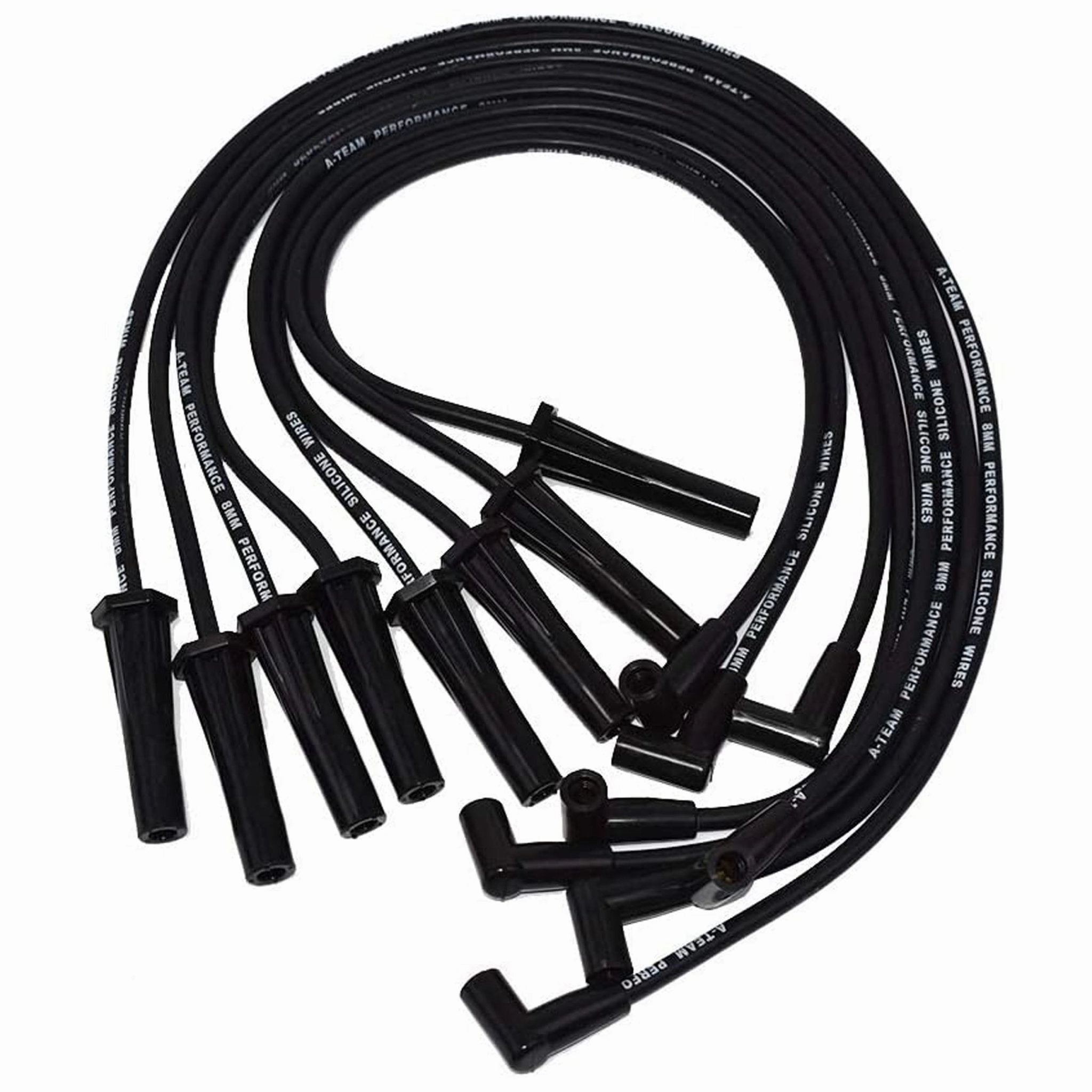 HEI Distributor with Spark Plug Wires & HEI Pigtail Harness Complete Kit Compatible with Chevrolet Chevy GM GMC Big Block Chevy BBC 396 427 Red Cap