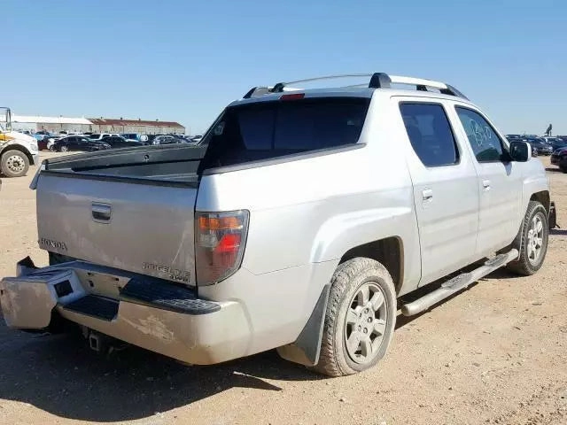 HONDA RIDGELINE TRUNK LID TAIL GATE TAILGATE LIFTGATE W/O CAMERA- SILVER