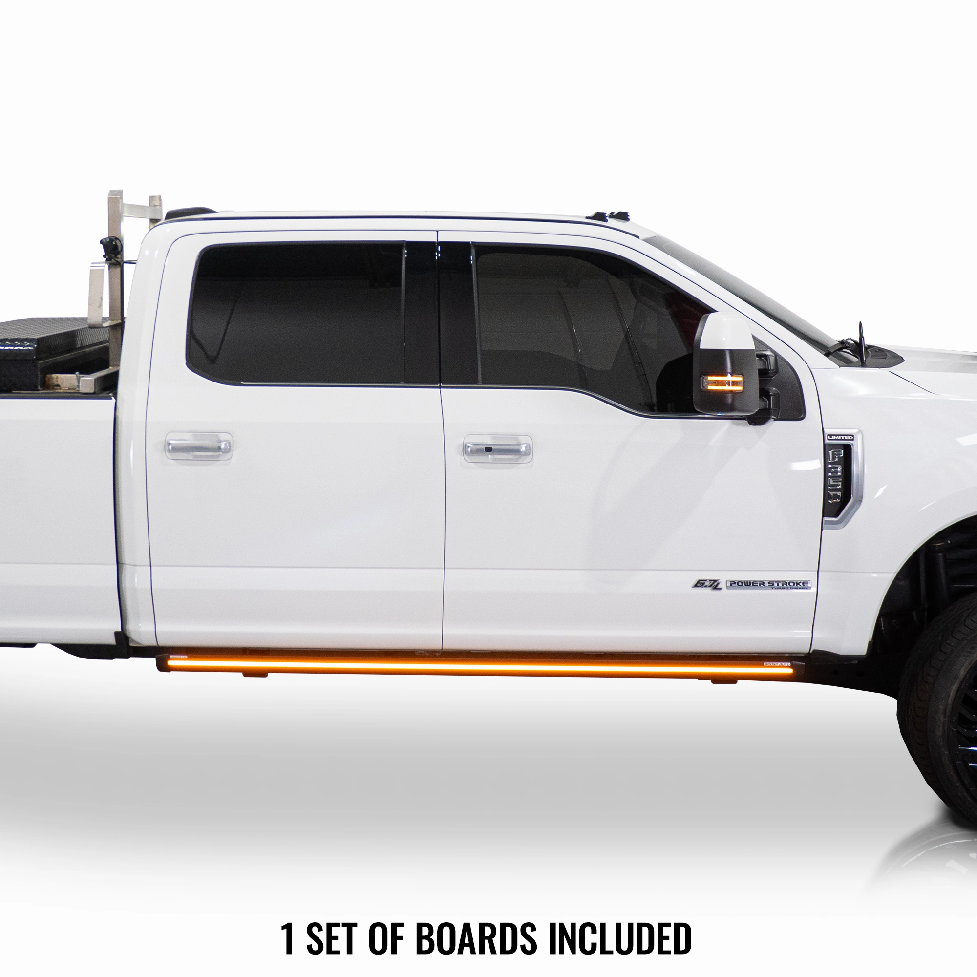 Lumastep M2 Powered Light Up Running Boards | 1999-2007 Ford F250/F350 Superduty
