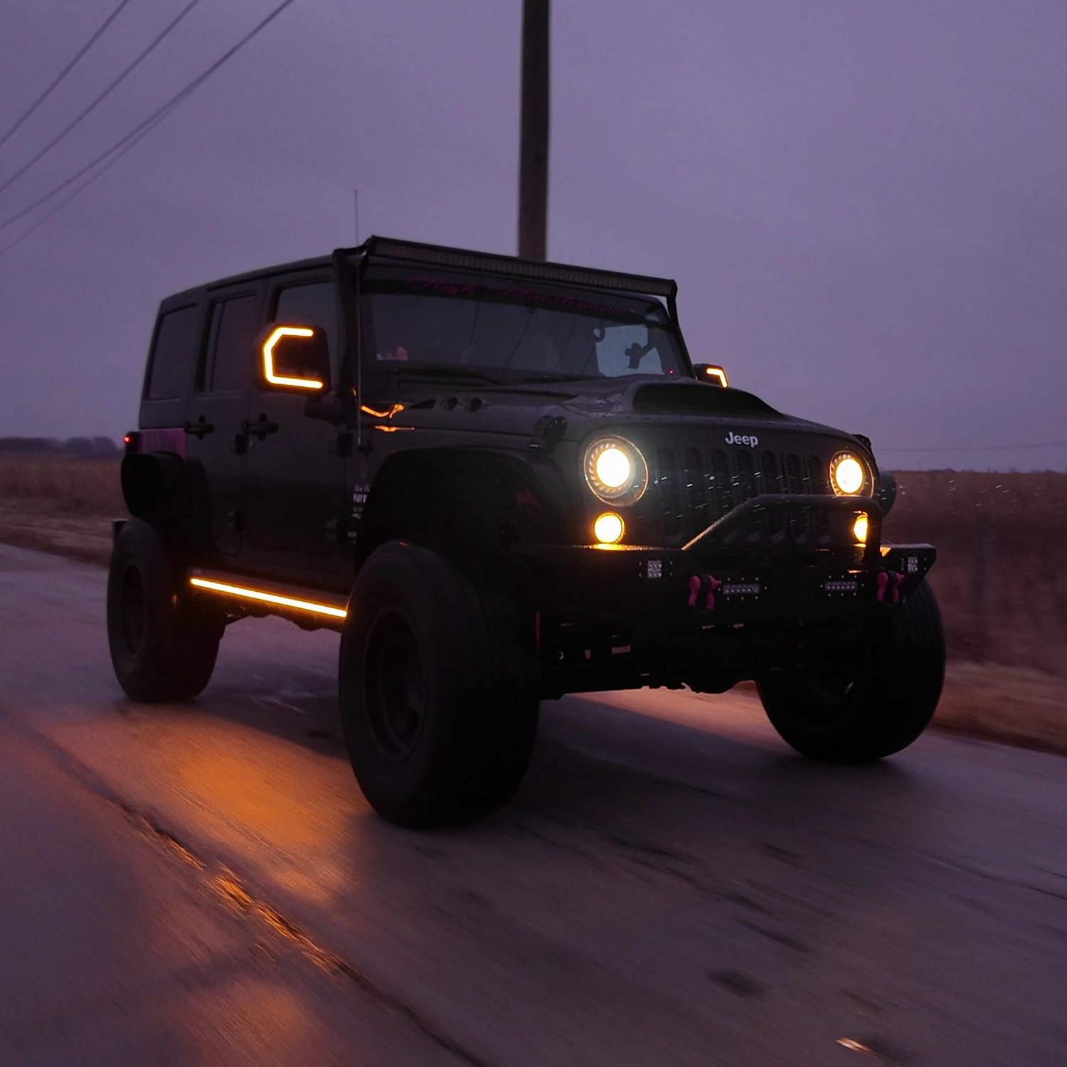 Lumastep M2 Powered Light Up Running Boards | 2007-2018 Jeep Wrangler JKU