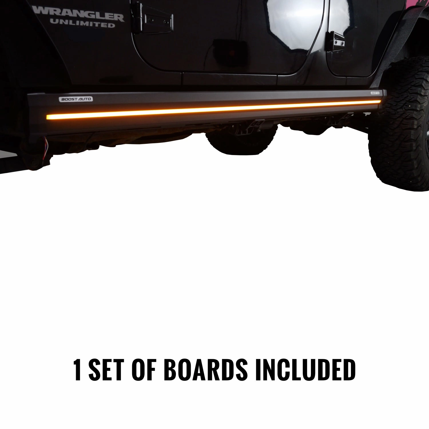 Lumastep M2 Powered Light Up Running Boards | 2007-2018 Jeep Wrangler JKU
