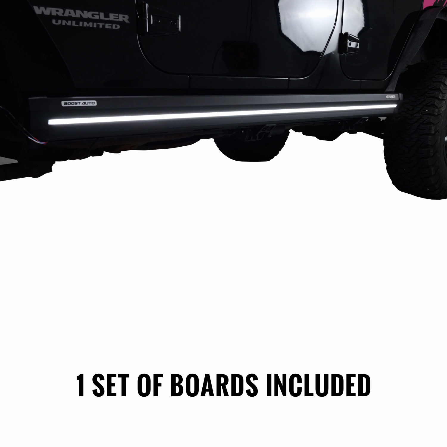 Lumastep M2 Powered Light Up Running Boards | 2007-2018 Jeep Wrangler JKU