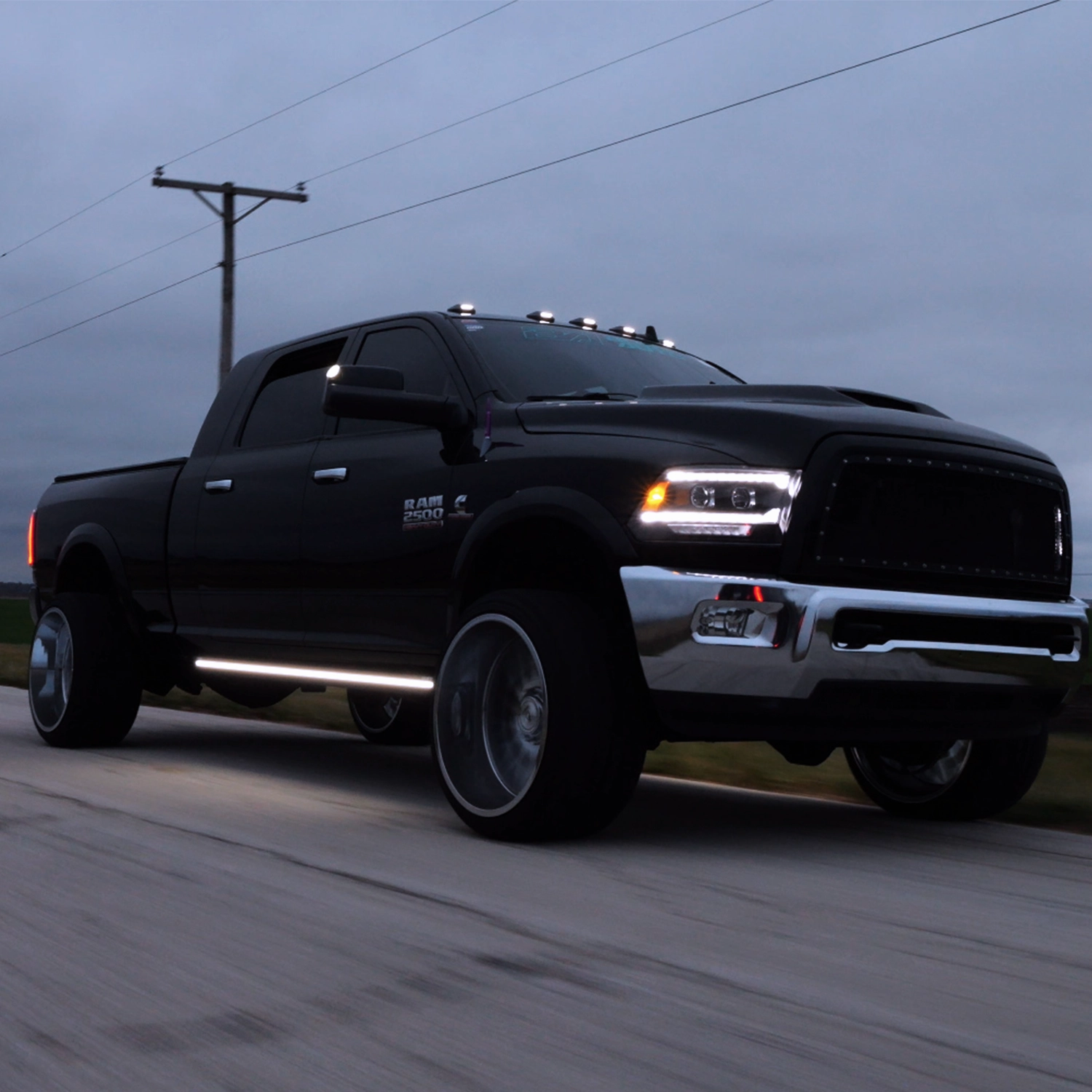 Lumastep M2 Powered Light Up Running Boards | 2009-2018 Dodge Ram 1500