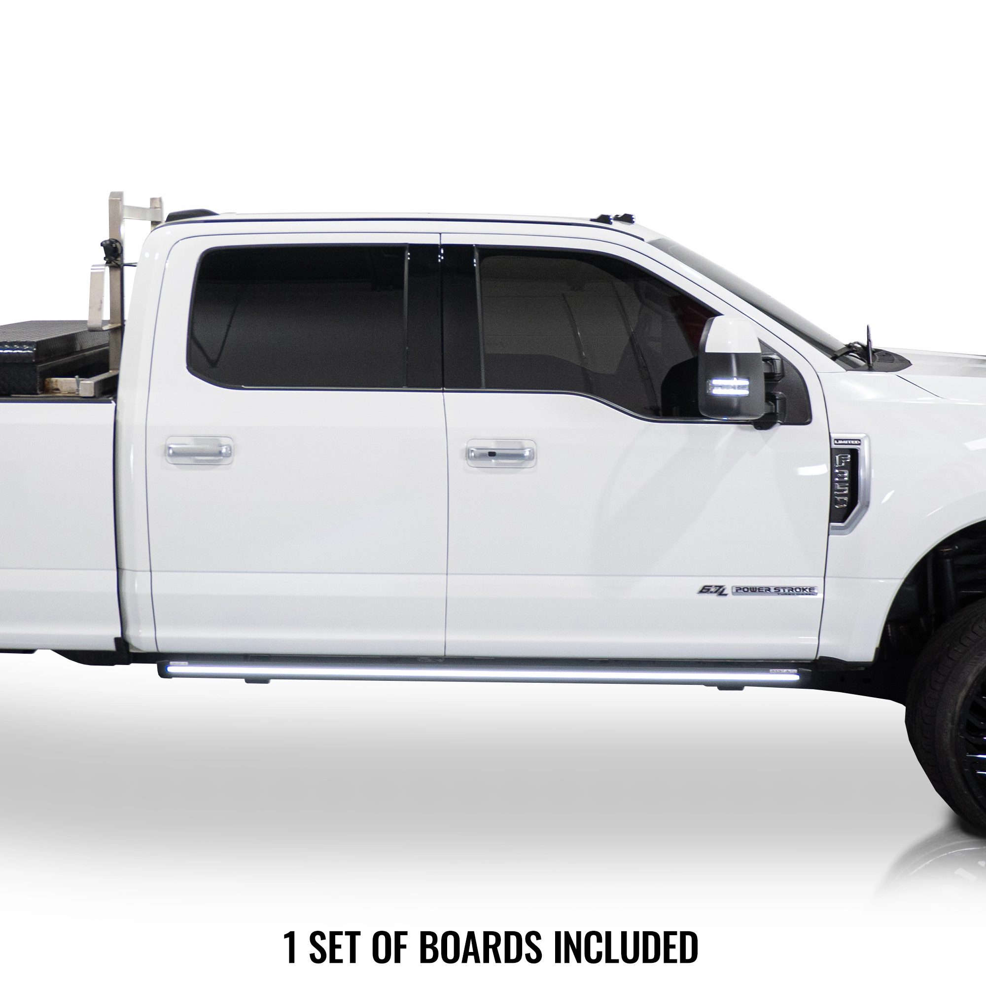 Lumastep M2 Powered Light Up Running Boards | 2017-2022 Ford F250/F350 Superduty