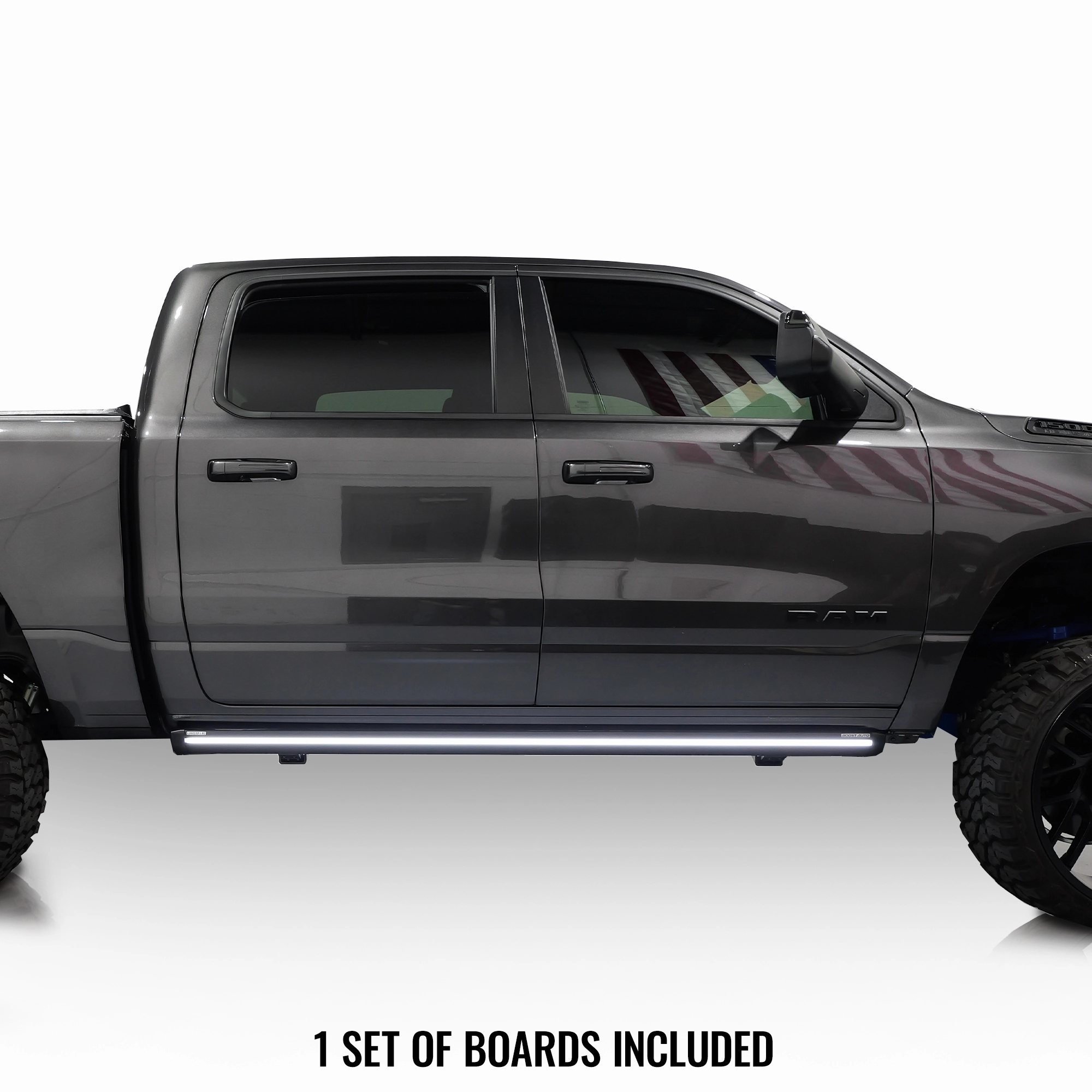 Lumastep M2 Powered Light Up Running Boards | 2019-2024 Dodge Ram 1500