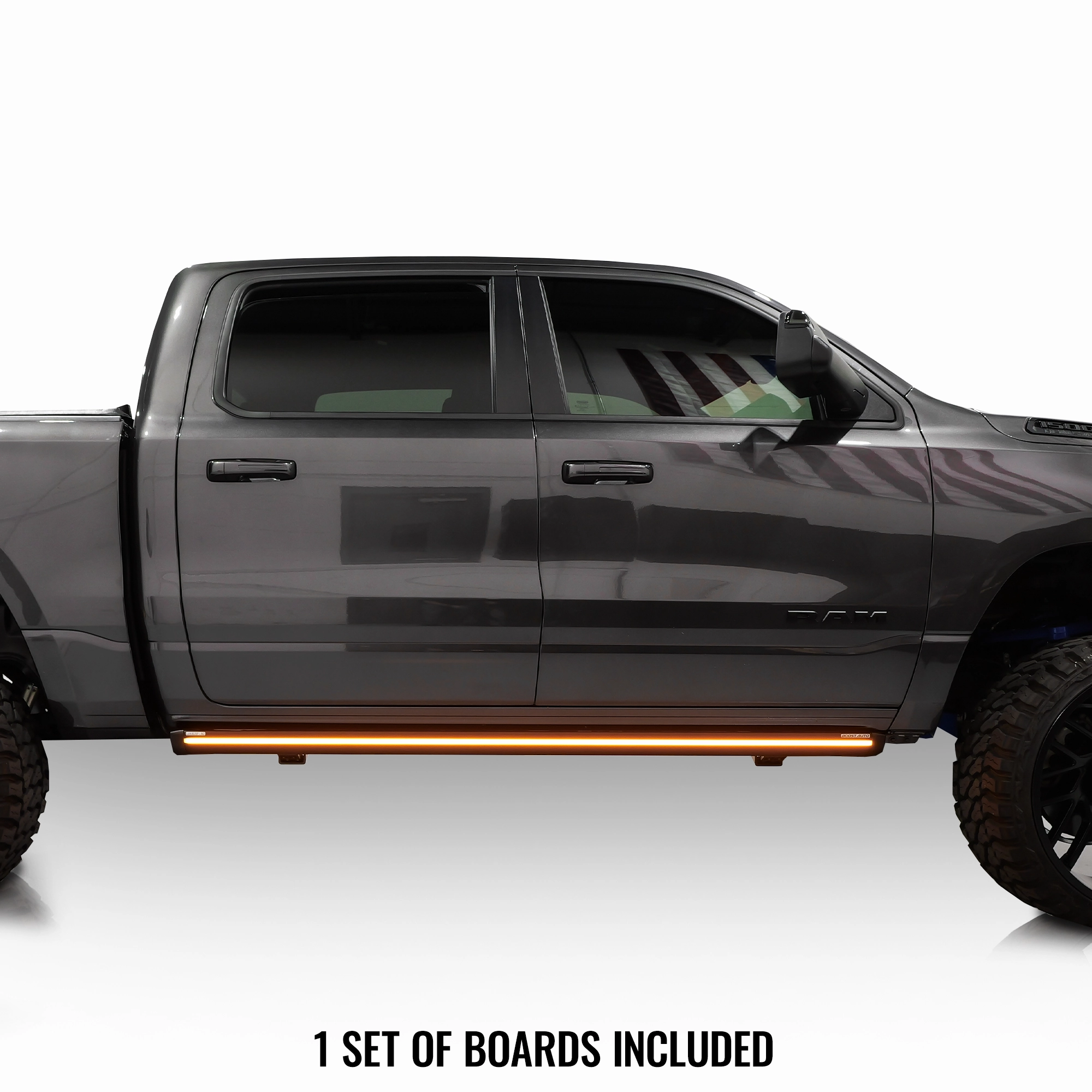 Lumastep M2 Powered Light Up Running Boards | 2019-2024 Dodge Ram 1500