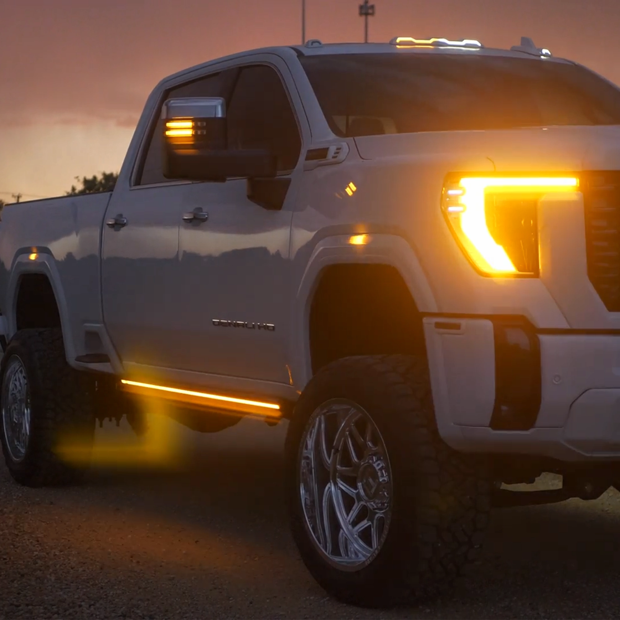 Lumastep M2 Powered Light Up Running Boards | 2020-2025 Chevy Silverado & GMC Sierra 2500/3500