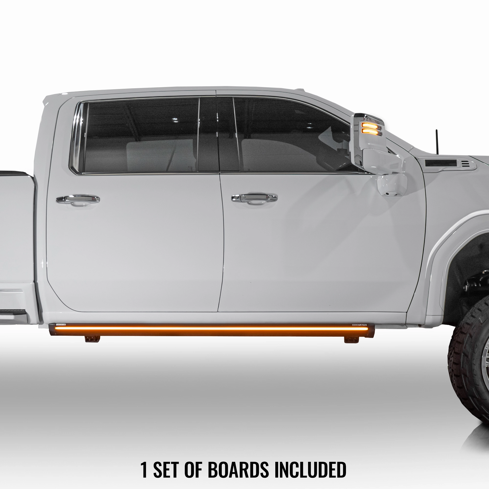 Lumastep M2 Powered Light Up Running Boards | 2020-2025 Chevy Silverado & GMC Sierra 2500/3500