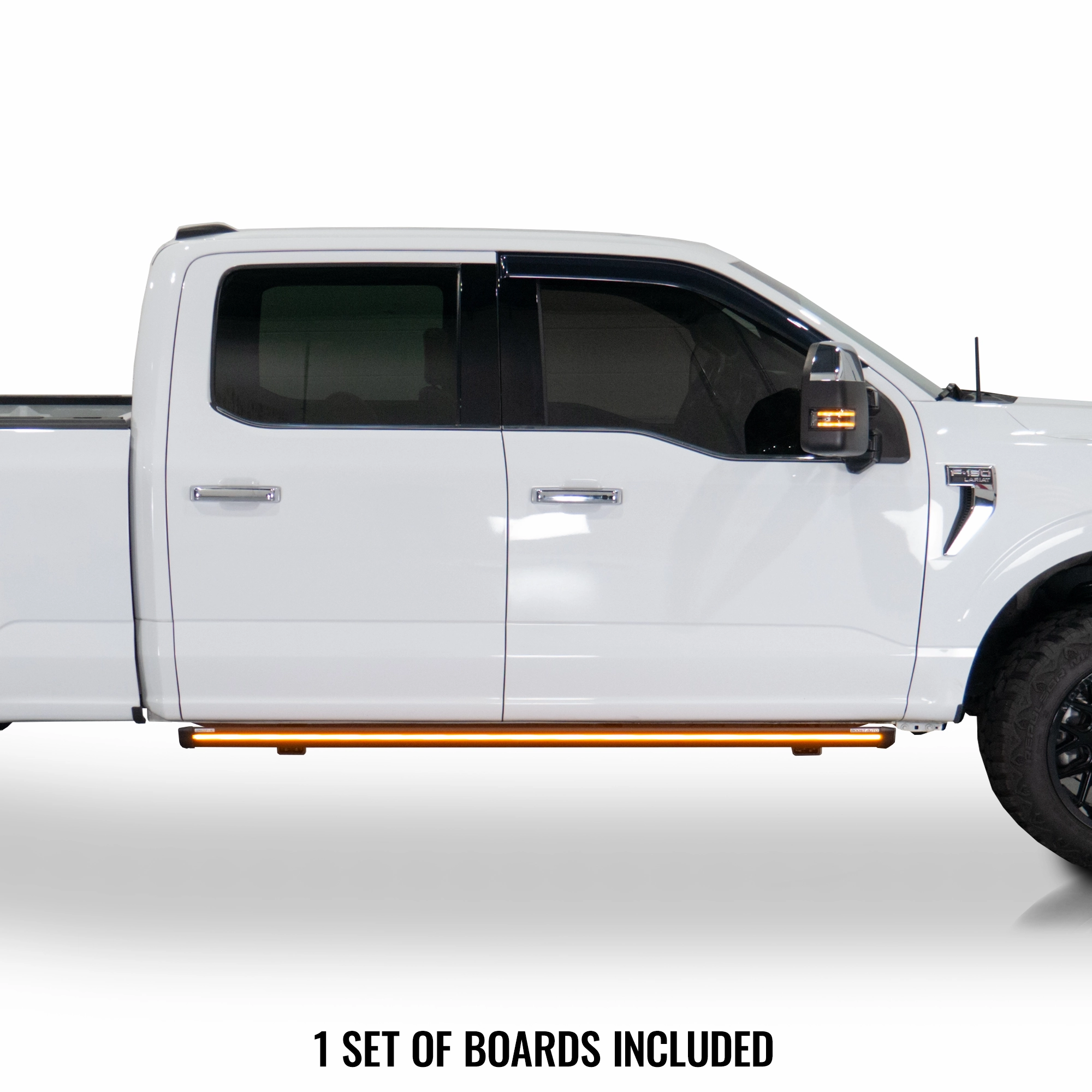 Lumastep M2 Powered Light Up Running Boards | 2021-2024 Ford F150