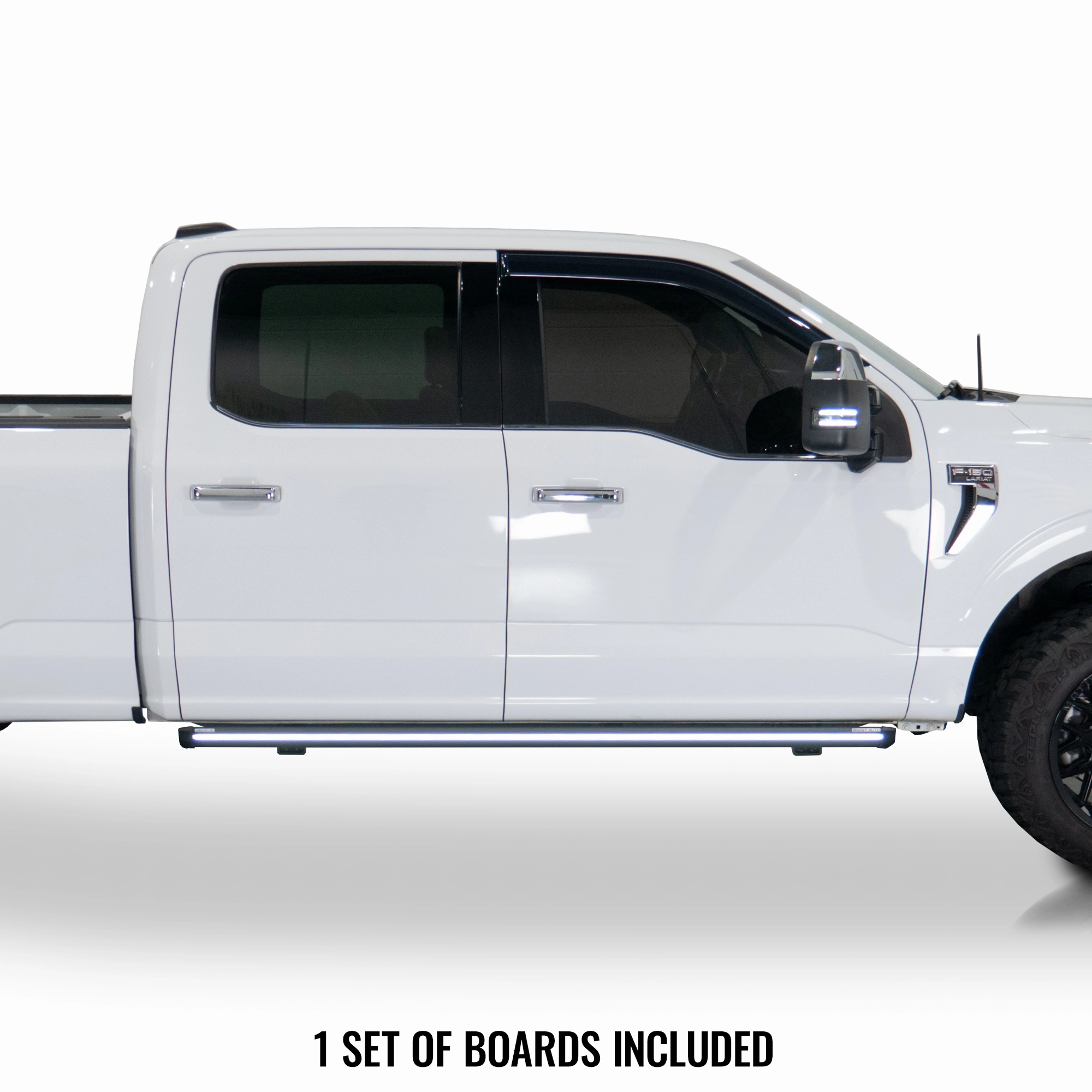 Lumastep M2 Powered Light Up Running Boards | 2021-2024 Ford F150