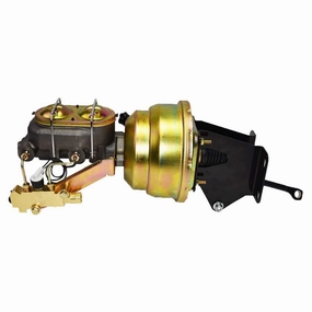 Master Cylinder Dual Power Brake Booster 8"Proportioning Valve Disc-Disc Application PValve Compatible With 1974-1986 Jeep CJ