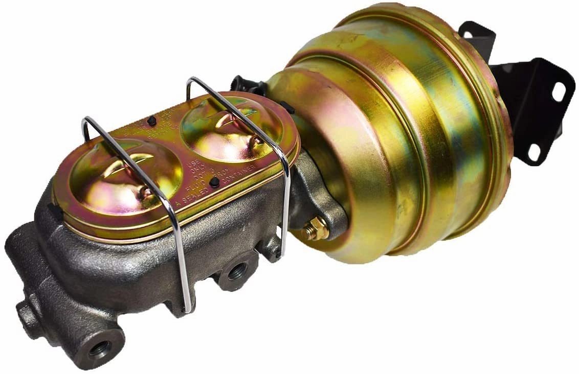 Master Cylinder Dual Power Brake Booster 8"Proportioning Valve Disc-Disc Application PValve Compatible With 1974-1986 Jeep CJ