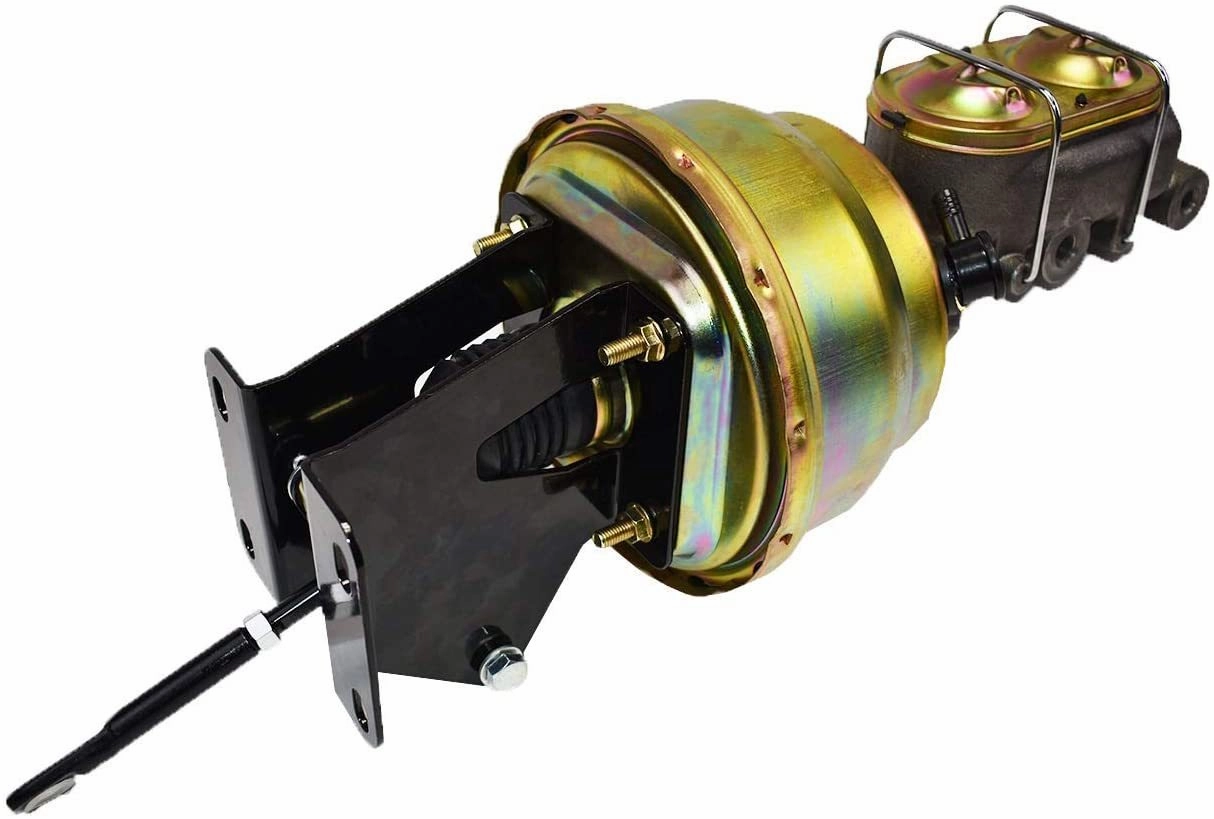 Master Cylinder Dual Power Brake Booster 8"Proportioning Valve Disc-Disc Application PValve Compatible With 1974-1986 Jeep CJ