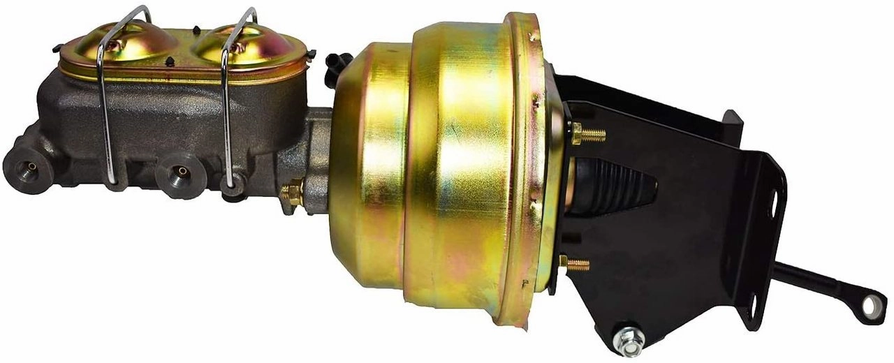Master Cylinder Dual Power Brake Booster 8"Proportioning Valve Disc-Disc Application PValve Compatible With 1974-1986 Jeep CJ