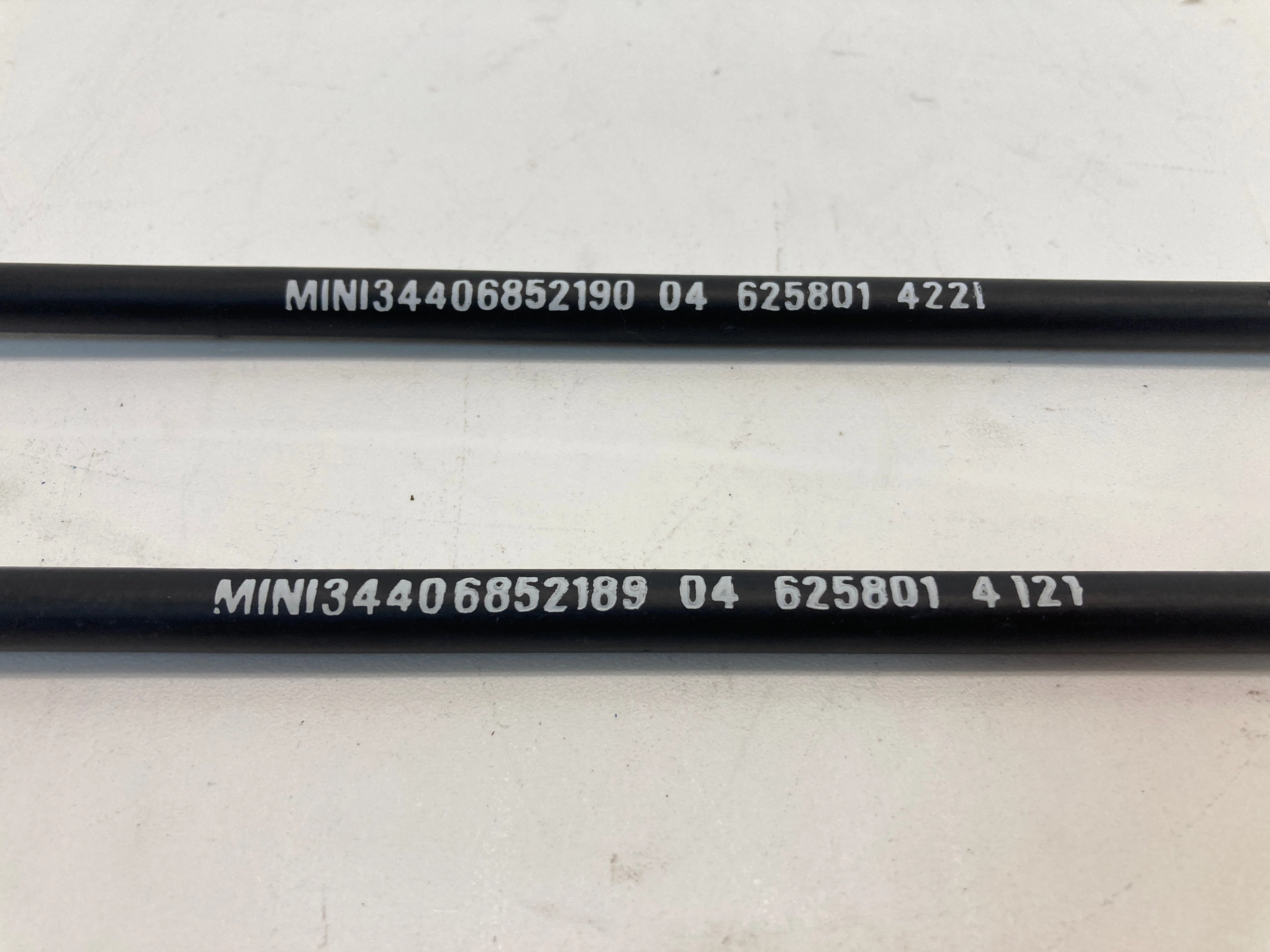 Mini Cooper Parking Brake Cables Set New OEM 34406852190 34406852189 F56 F55 F57