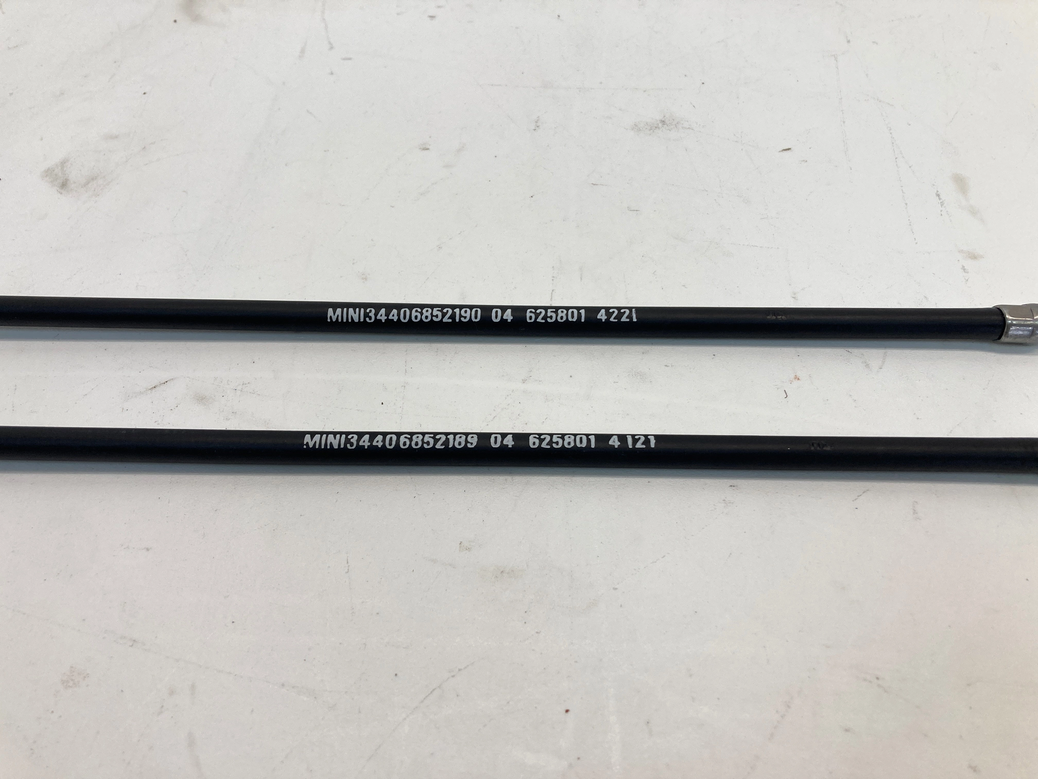 Mini Cooper Parking Brake Cables Set New OEM 34406852190 34406852189 F56 F55 F57