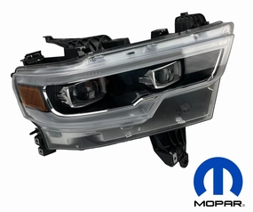 OEM MOPAR LEFT LED HEADLIGHT DUAL PROJECTOR RAM 1500 2019 2022 68316085AD