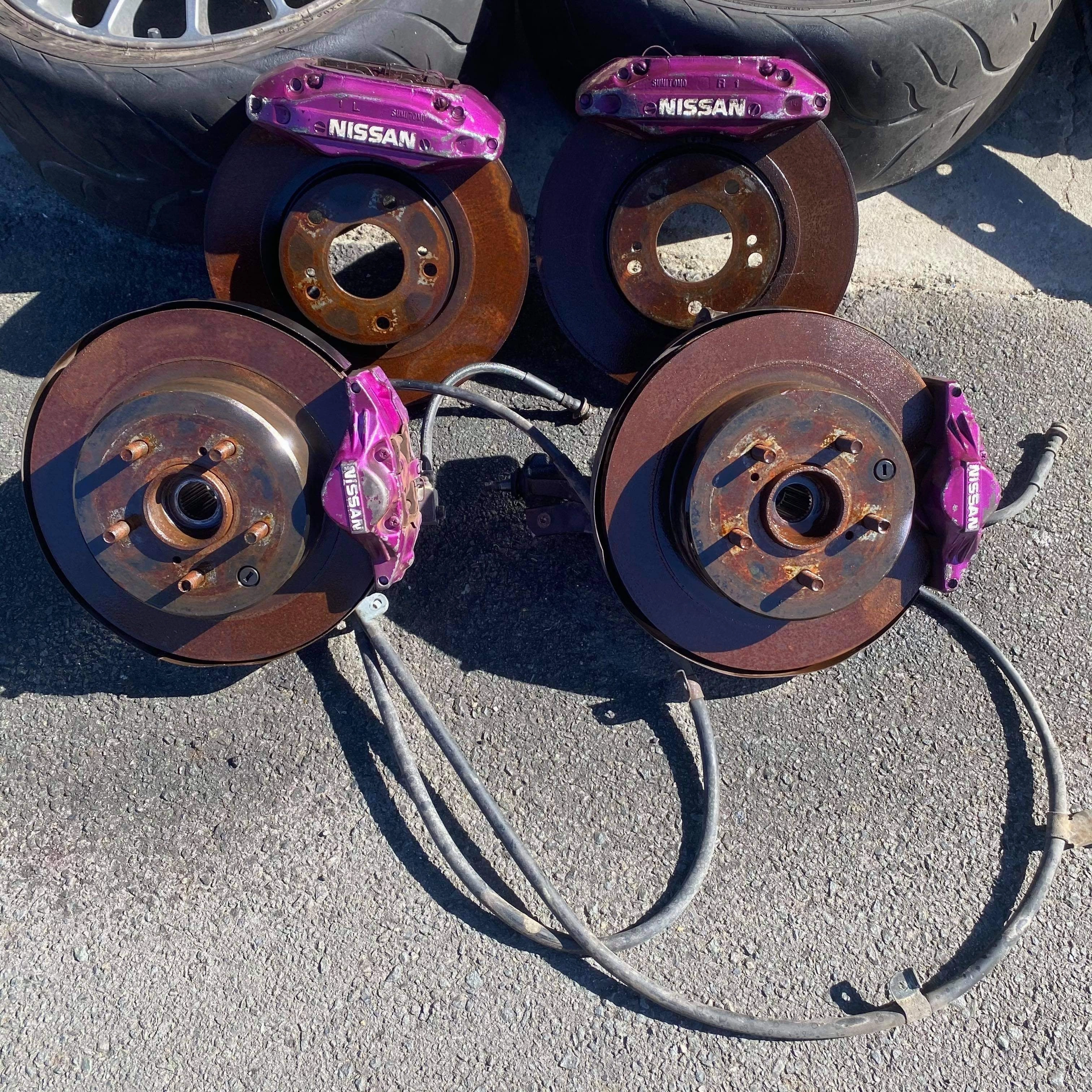 R33 GTST 5 stud Brake Kit