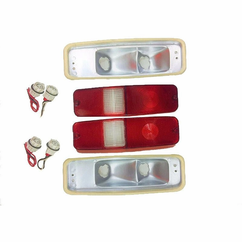 Scout II Tail Light Lens Set 70-78 International Brake Lens 69-75 D-Series Truck