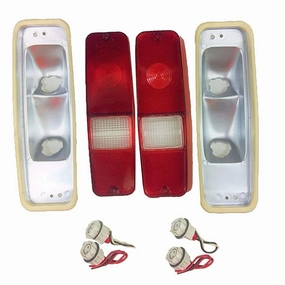 Scout II Tail Light Lens Set 70-78 International Brake Lens 69-75 D-Series Truck