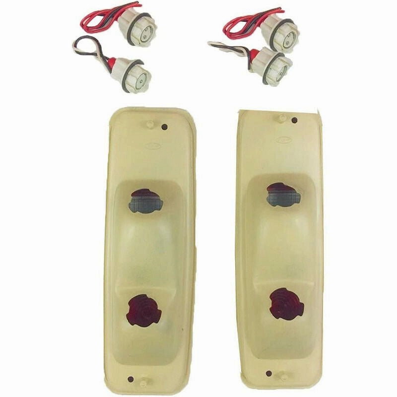 Scout II Tail Light Lens Set 70-78 International Brake Lens 69-75 D-Series Truck