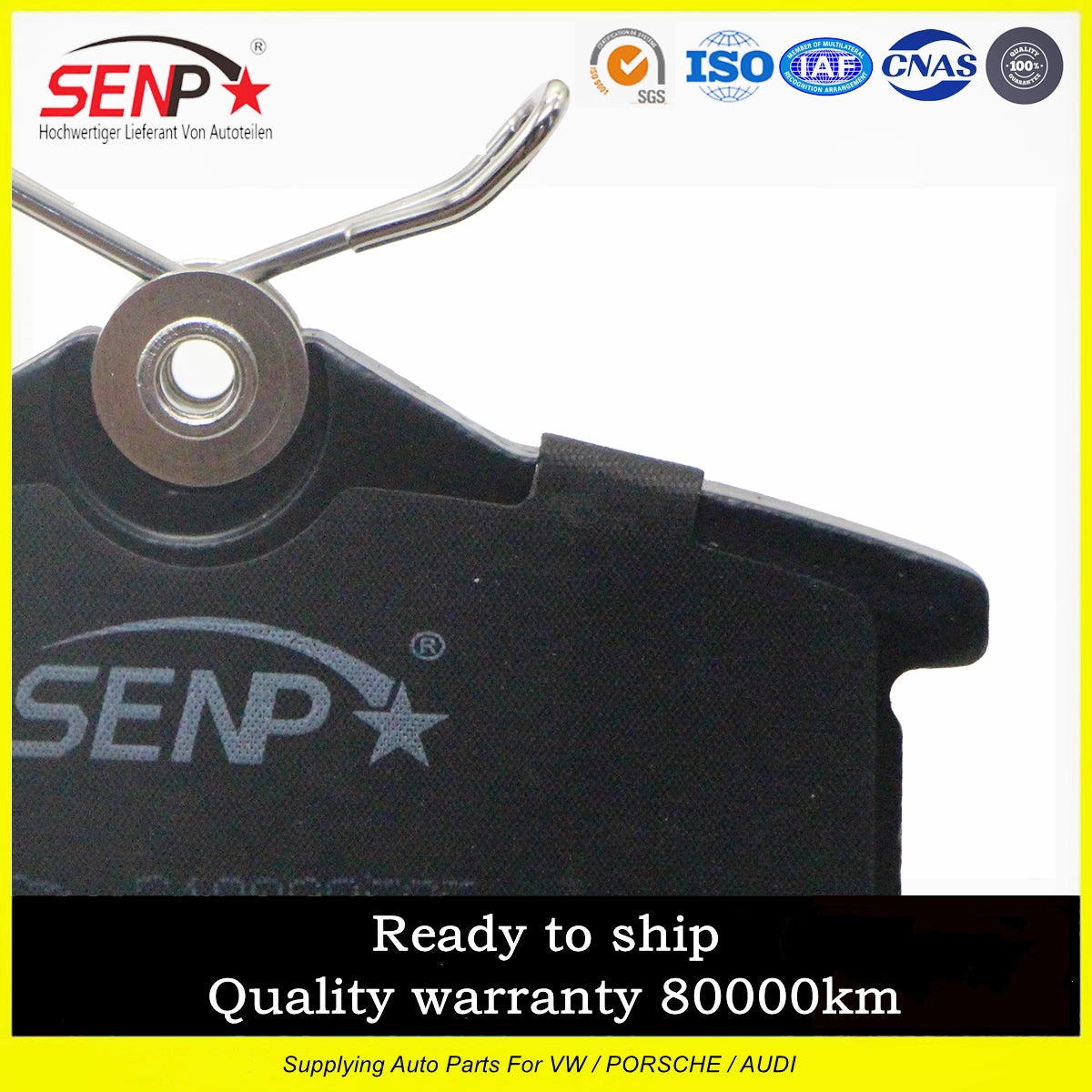 SENP Car Parts Brake Pad 5Q0622151T Brake Pads For Audi A3
