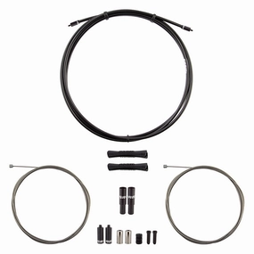 Sram SlickWire Brake Cable Kit V2 Front and Rear 1350mm/2350mm 1.5mm SS Black MTB Compressionless