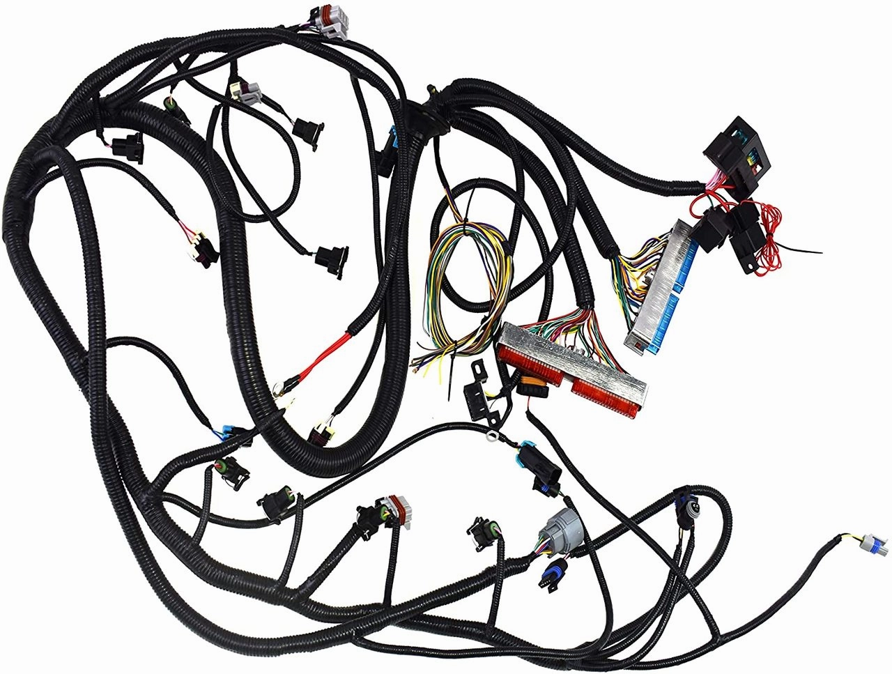 Standalone Wiring Harness W-4L60E DBC Compatible With 4.8 5.3 6.0 GM LS LS1 LS6 LS Truck Swap Vortec 1999-2003