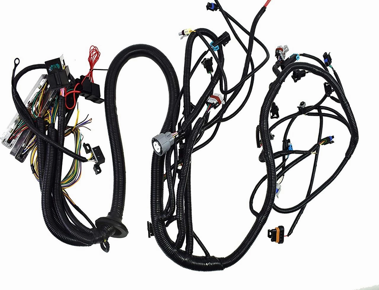 Standalone Wiring Harness W-4L60E DBC Compatible With 4.8 5.3 6.0 GM LS LS1 LS6 LS Truck Swap Vortec 1999-2003