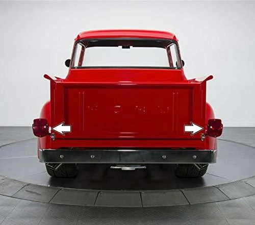 TAIL LIGHT LENS 1953 1954 1955 1956 FORD PICKUP TRUCKS F100 F-100 PAIR W-Backup