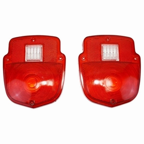 TAIL LIGHT LENS 1953 1954 1955 1956 FORD PICKUP TRUCKS F100 F-100 PAIR W-Backup