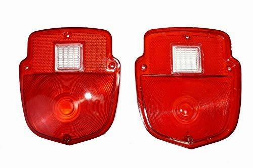 TAIL LIGHT LENS 1953 1954 1955 1956 FORD PICKUP TRUCKS F100 F-100 PAIR W-Backup