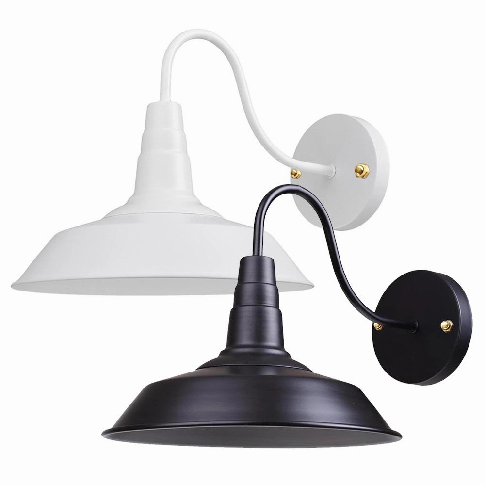 TheLAShop 1-Light 10" Industrial Wall Sconce Wall Light Fixture Color Opt