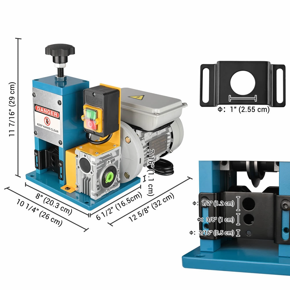 TheLAShop Automatic Wire Cable Stripping Machine Scrap Cable Copper