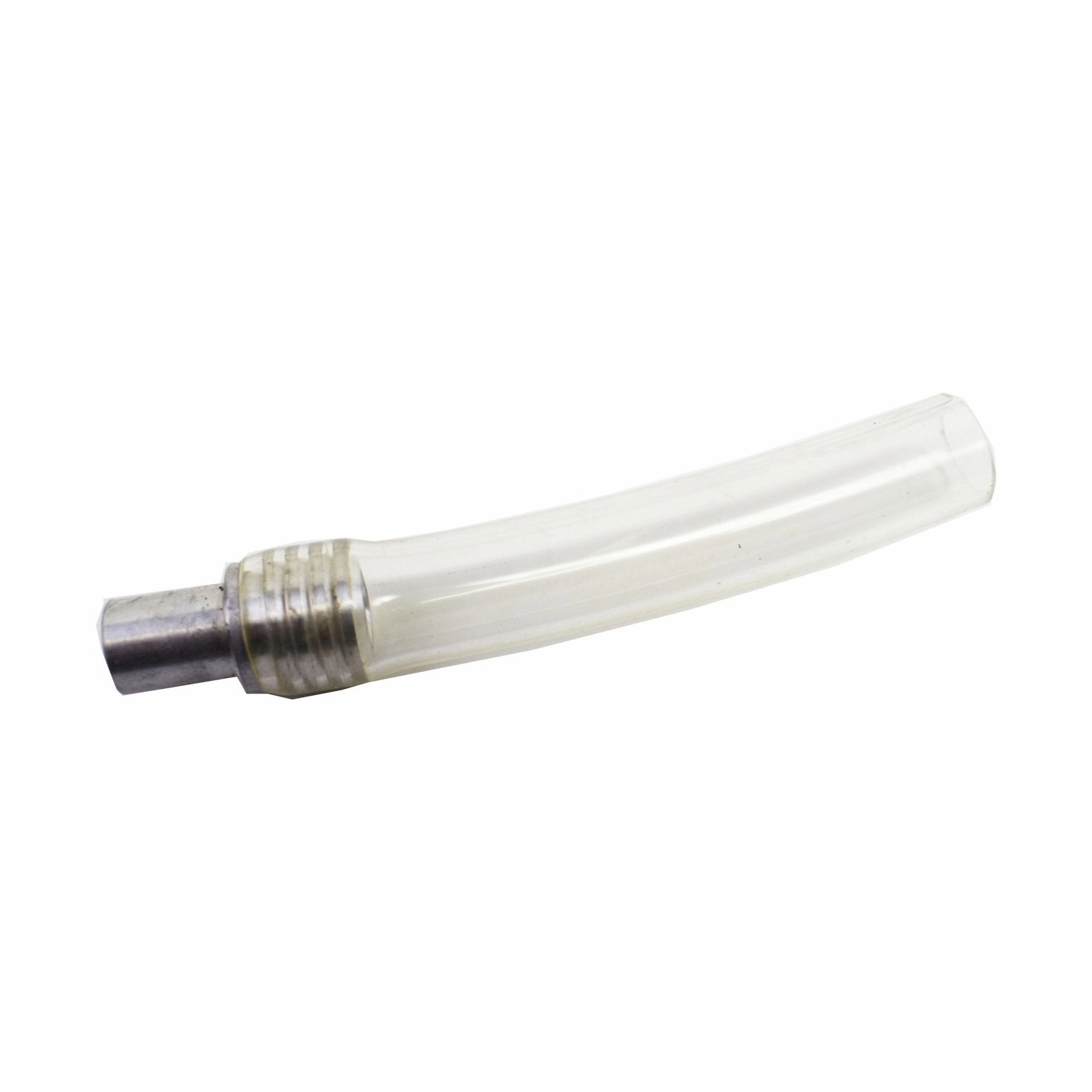 Transmission Dipstick Chrome Plated Billet Aluminum Ends Flexible Firewall Mount Compatible with Ford C4 C-4 Automatic Transmission