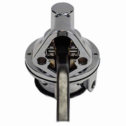 Two Valve Mechanical Fuel Pump for SB Small Block Ford 221 260 289 302 351 Chrome