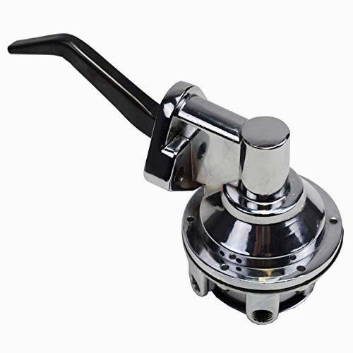 Two Valve Mechanical Fuel Pump for SB Small Block Ford 221 260 289 302 351 Chrome