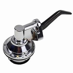 Two Valve Mechanical Fuel Pump for SB Small Block Ford 221 260 289 302 351 Chrome
